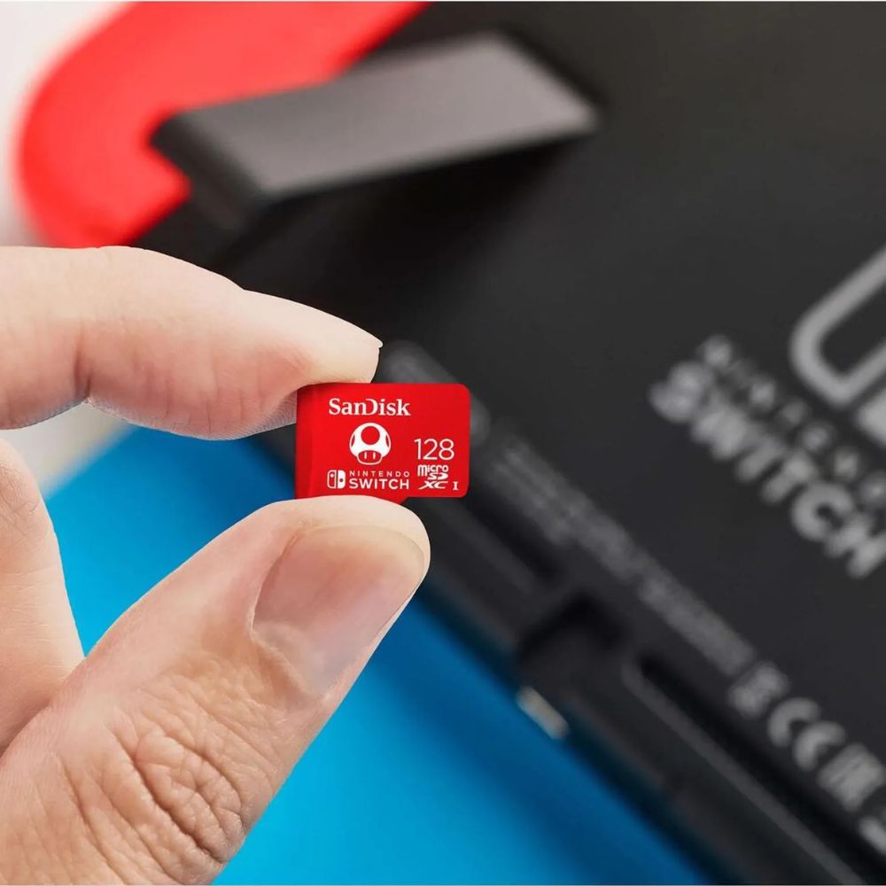 Carte mémoire SDXC SanDisk 128 Go pour Nintendo Switch