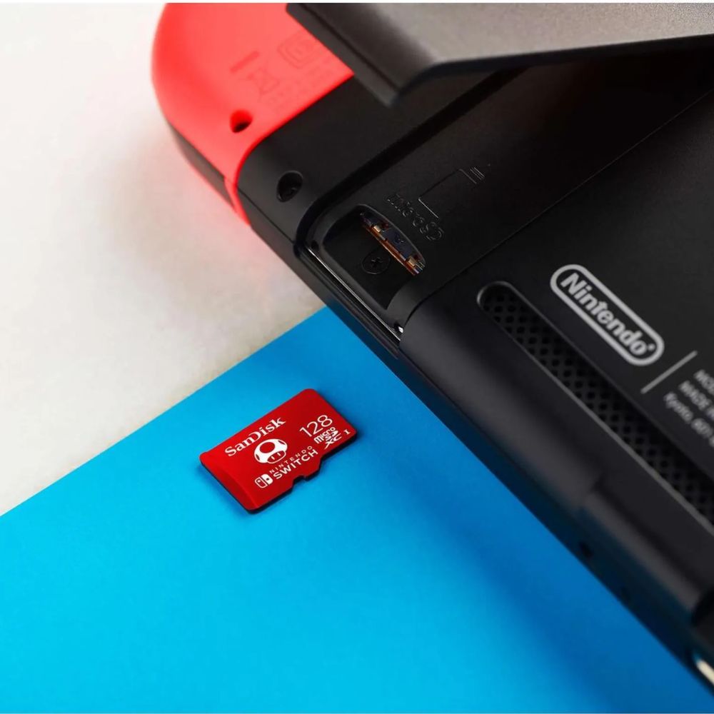 Carte mémoire SDXC SanDisk 128 Go pour Nintendo Switch