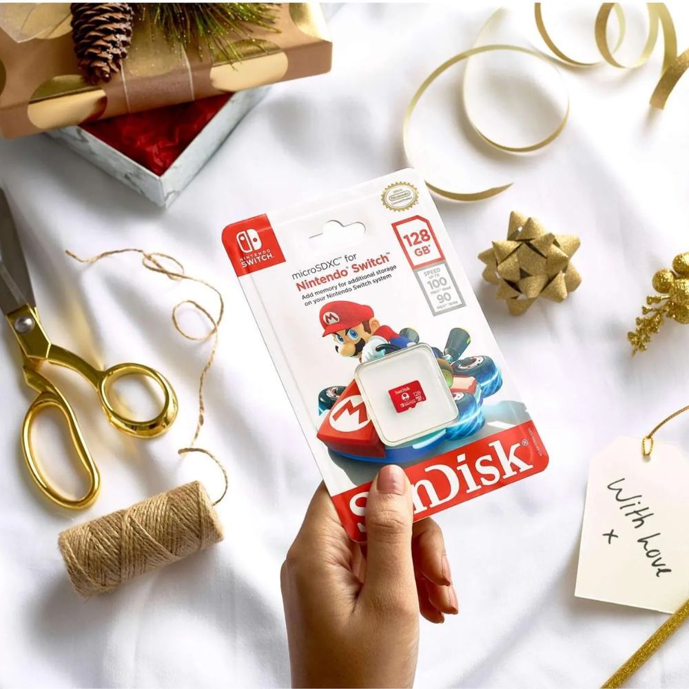Carte mémoire SDXC SanDisk 128 Go pour Nintendo Switch