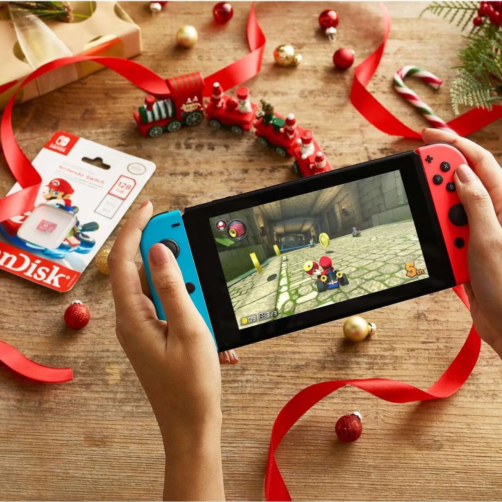 Carte mémoire SDXC SanDisk 128 Go pour Nintendo Switch